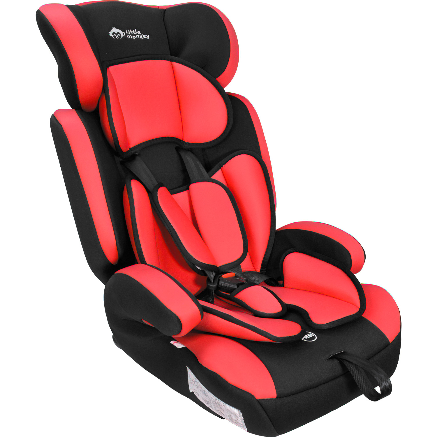 Autoasiento Seguridad Silla Niño 9m A 12 Años Ece R44/04 Rojo