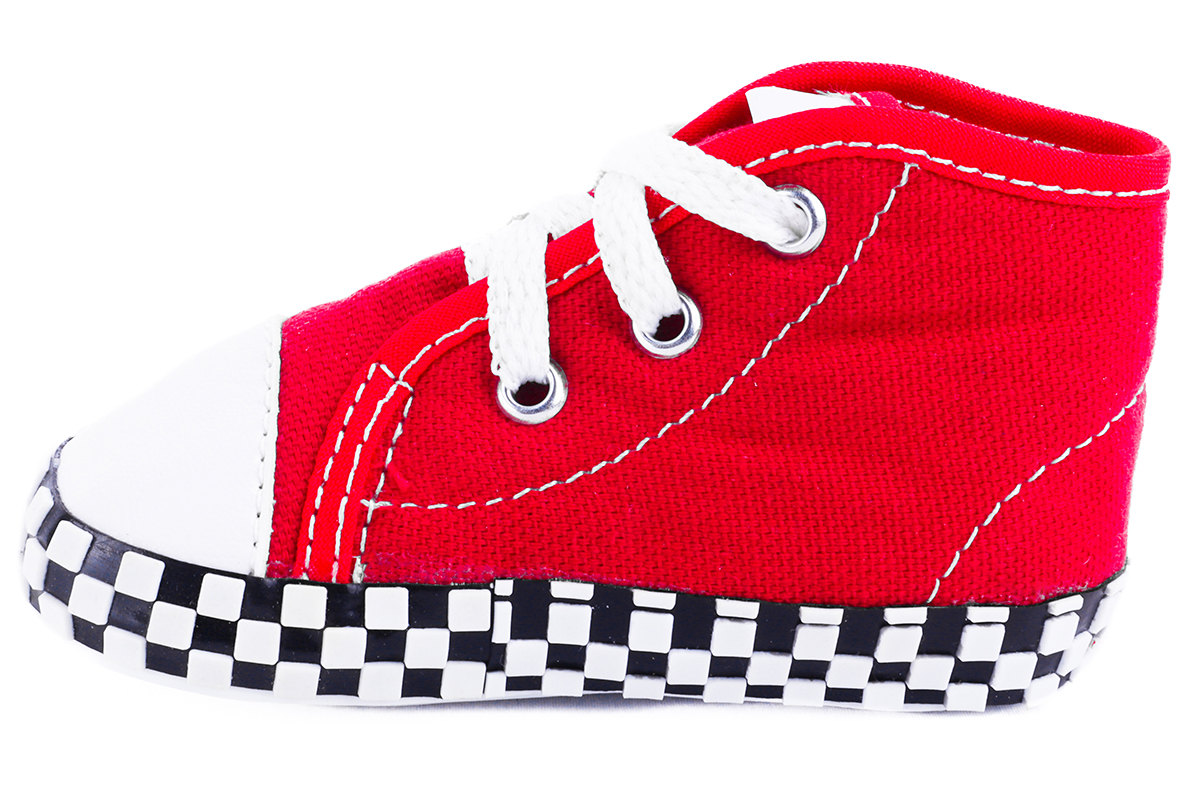 Tenis Bebe Carritos Primeros Pasos Ligeros Santi-r Rojo Moda