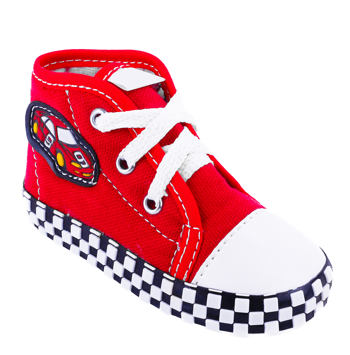 Tenis Bebe Carritos Primeros Pasos Ligeros Santi-r Rojo Moda