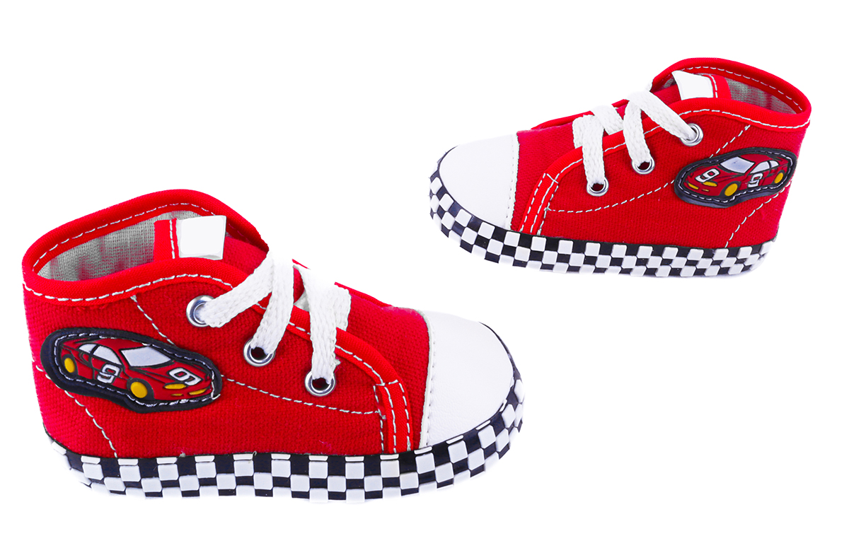 Tenis Bebe Carritos Primeros Pasos Ligeros Santi-r Rojo Moda