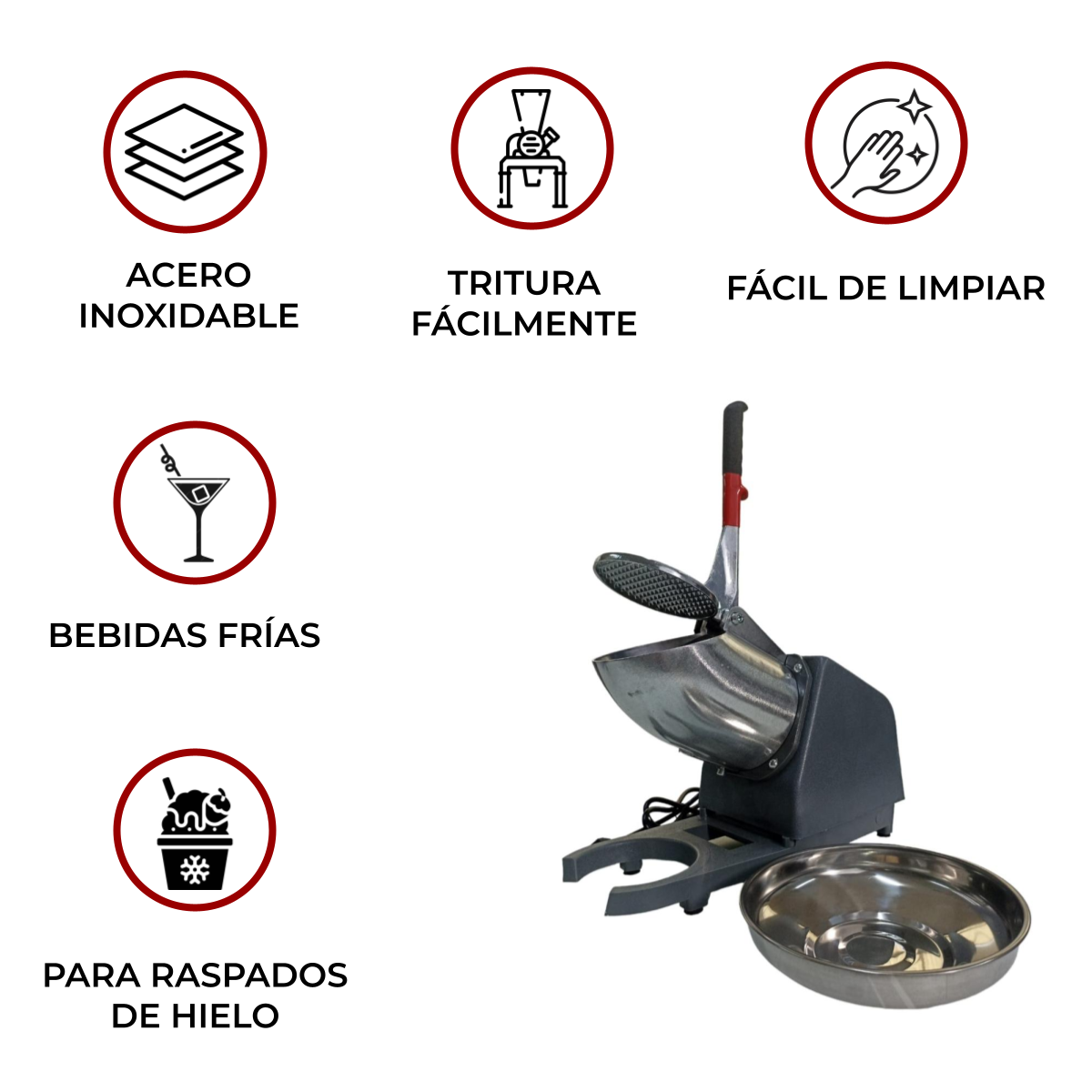 Maquina trituradora Hielo Raspados Rasuradora Shorbull 