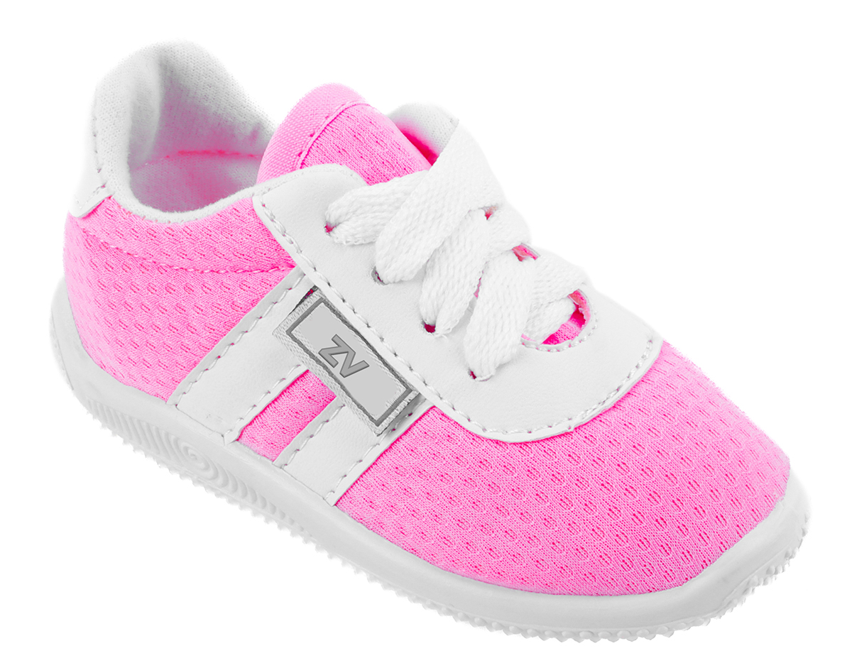 Tenis Bebe Ni a Rosa Comodos Casual Mario r Rosa