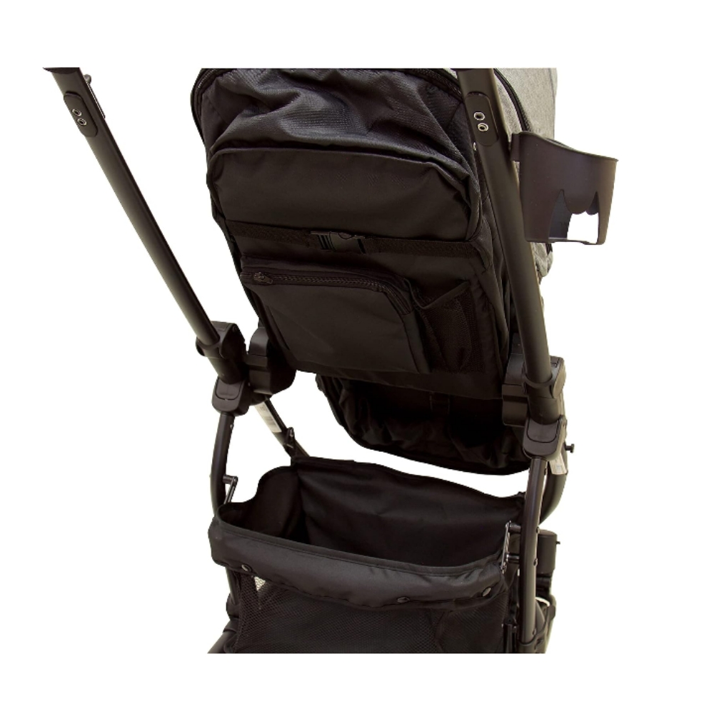 Carreola multifuncional multiusos sistema de viaje plegable con asiento para auto