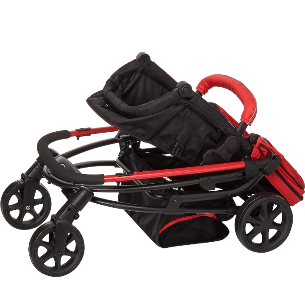 Carreola multifuncional multiusos sistema de viaje plegable con asiento para auto