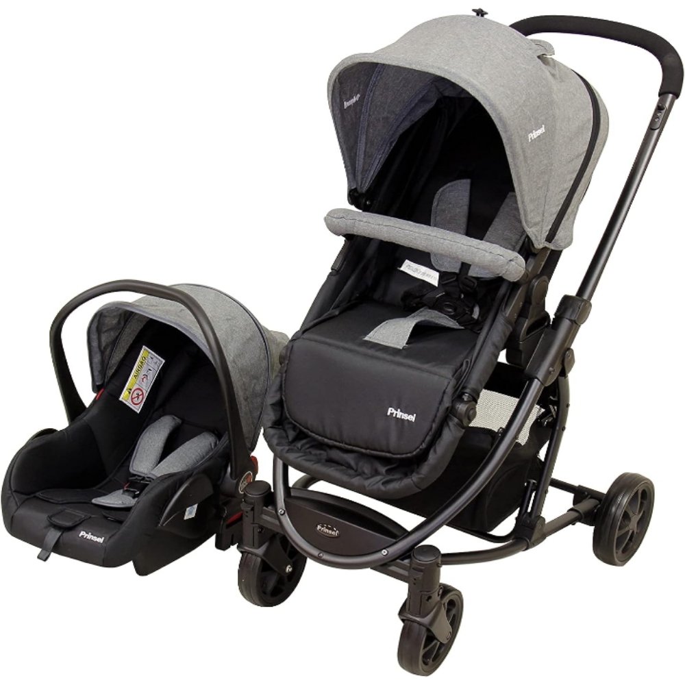 Carreola multifuncional multiusos sistema de viaje plegable con asiento para auto