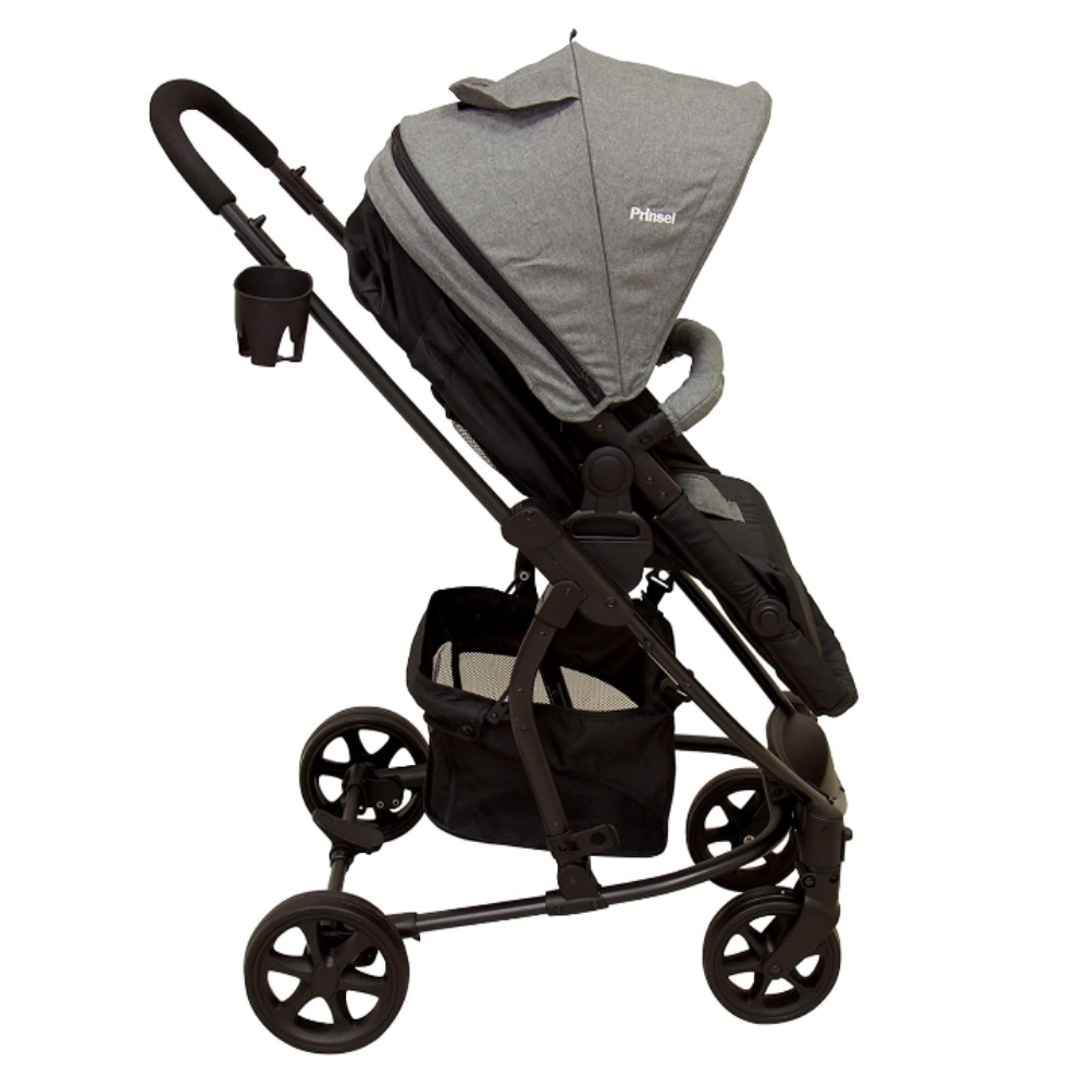 Carreola multifuncional multiusos sistema de viaje plegable con asiento para auto