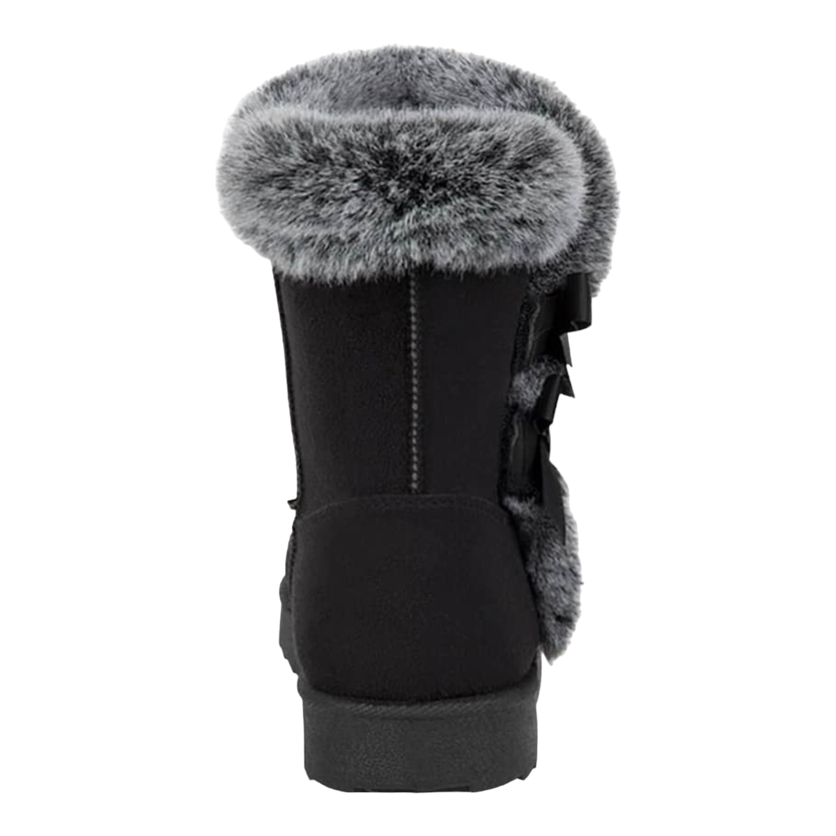 Botines Invernales Con Peluche Y Moños