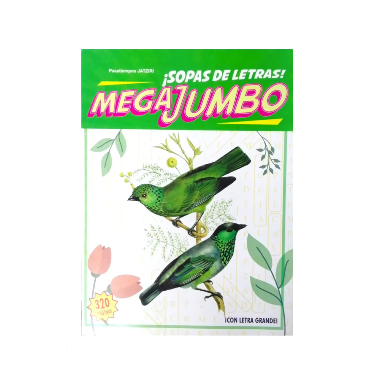 Libro De Sopas de letras Mega Jumbo Letra Grande Destreza 