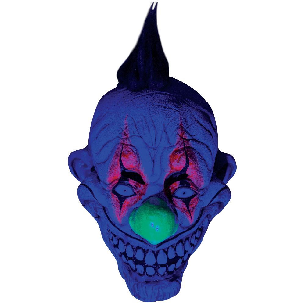 Máscara De Payaso Prankster Neon Clown Disfraz para Payaso Ghoulish Productions