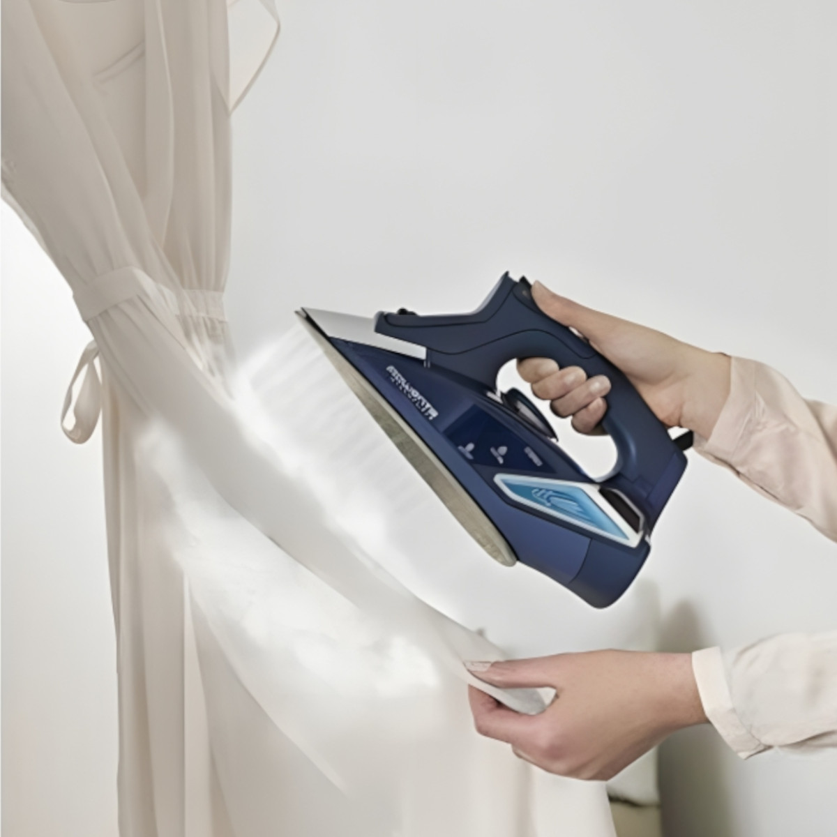 Plancha Vapor Rowenta 1800W SteamForce Anti Cal Apagado Automático