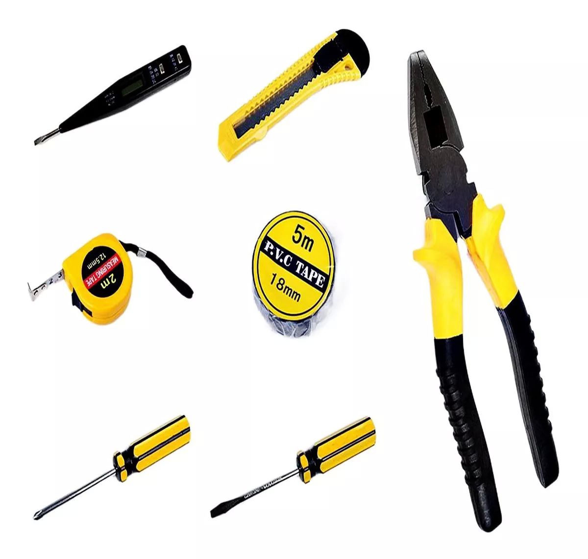 Set kit de herramientas 7 piezas con estuche