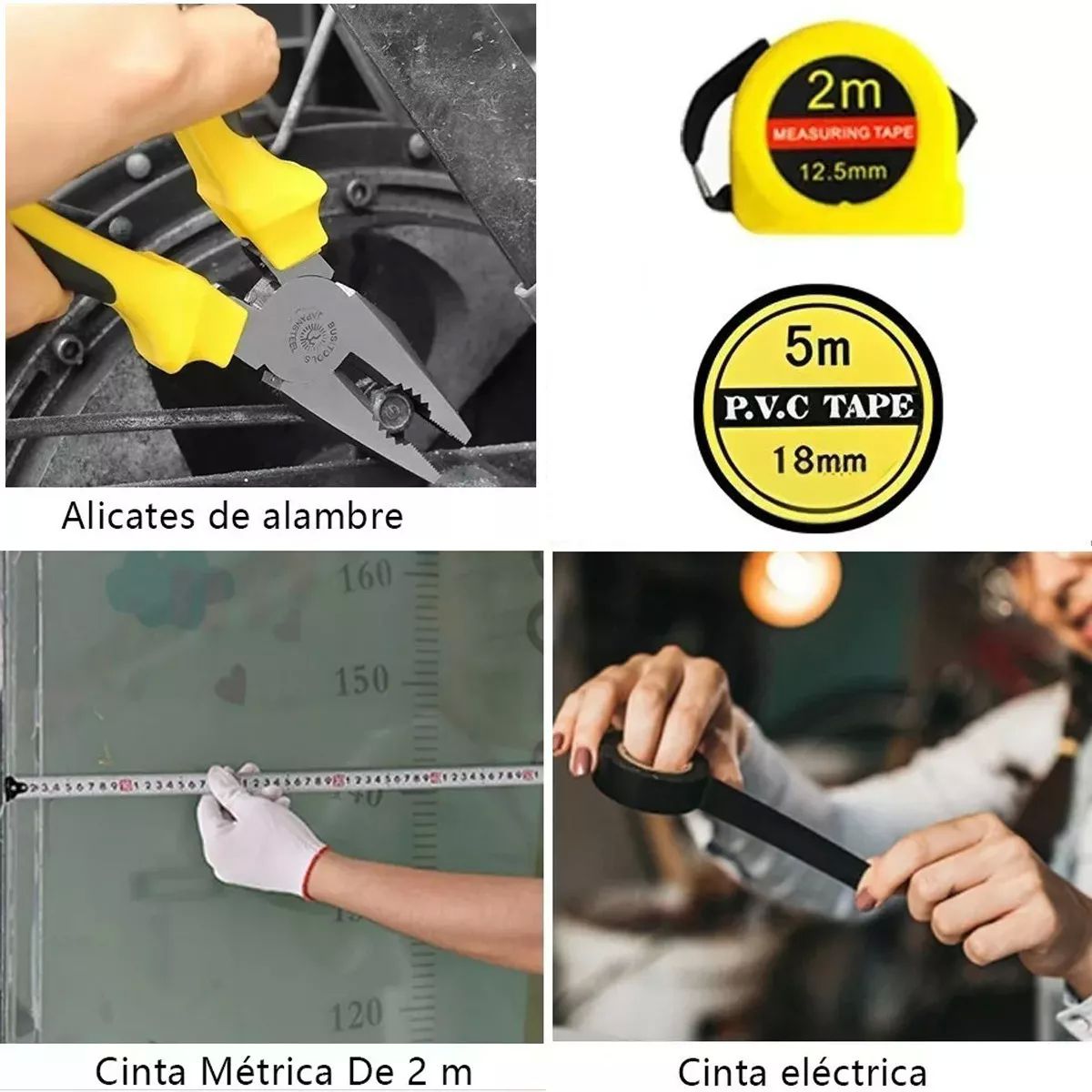 Set kit de herramientas 7 piezas con estuche