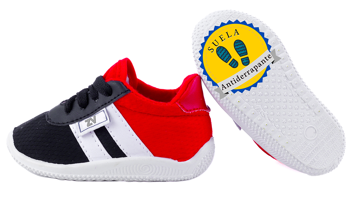 Tenis Niño Deportivo Casual Mario-nr Ligero Comodo Moderno.