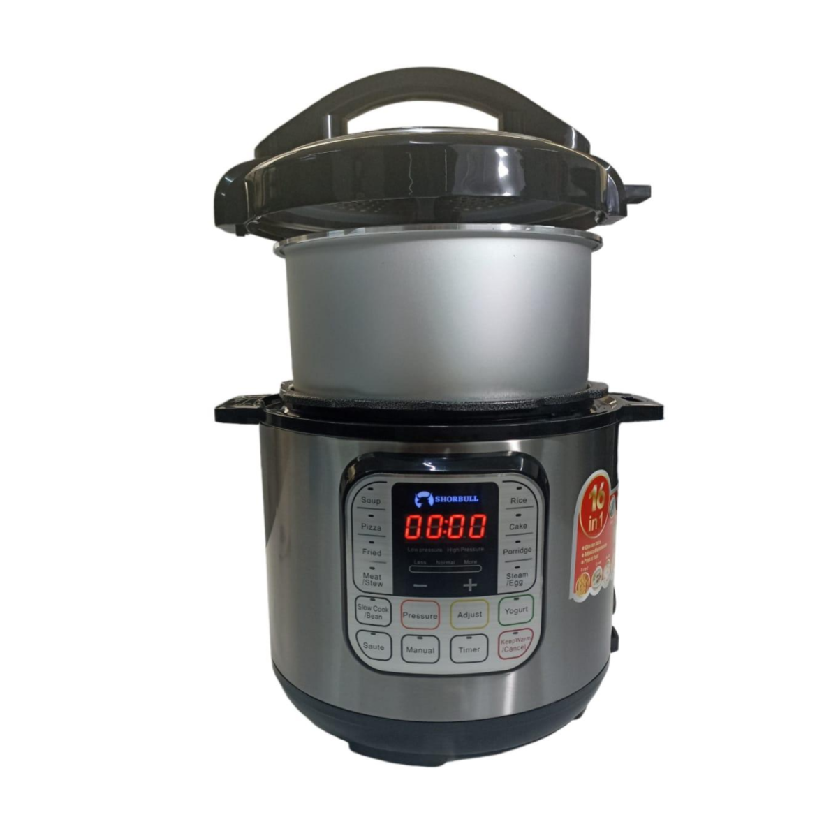 Olla Presion Electrica 6L 16 Funciones Sorbull