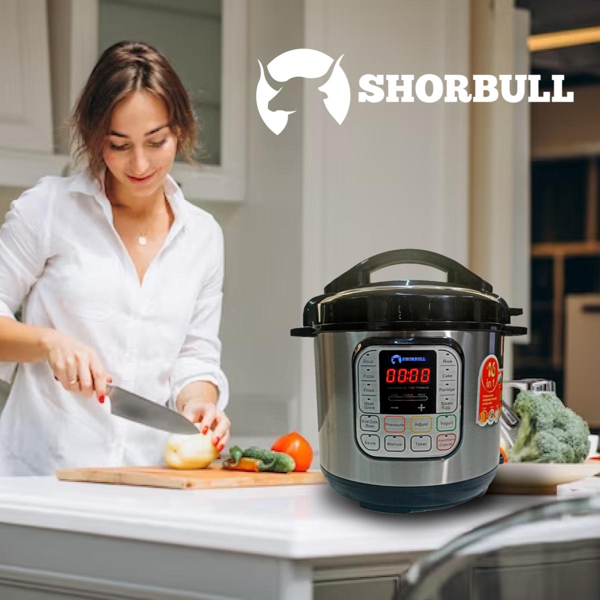 Olla Presion Electrica 6L 16 Funciones Sorbull