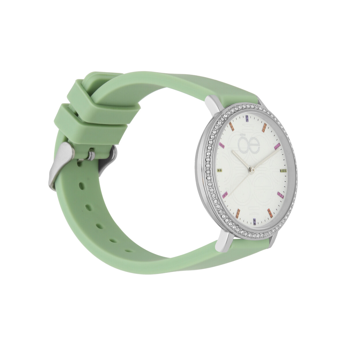 Reloj Análogo Cloe OE2319 Caucho Verde