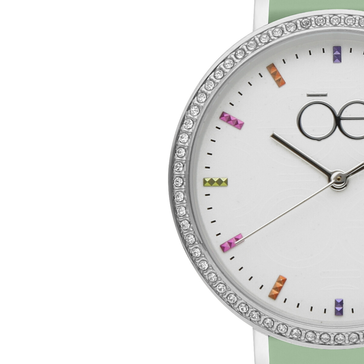 Reloj Análogo Cloe OE2319 Caucho Verde