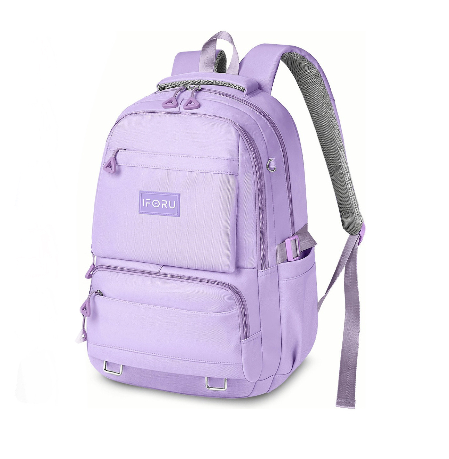 Mochila Escolar Viaje Bolsa P/ Laptop 15.6 Inch Iforu 30l morada