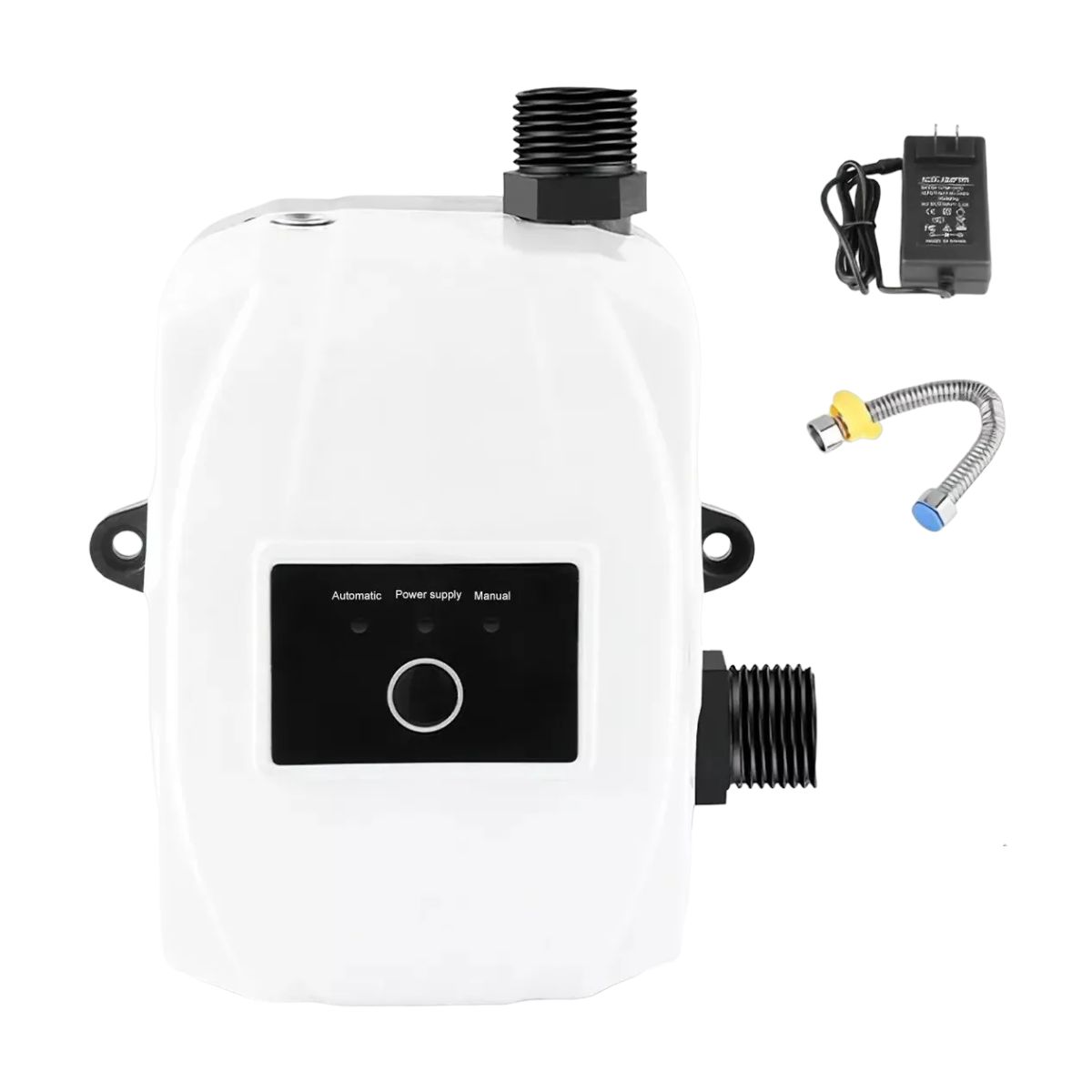 Bomba Presurizadora De Agua Automática Manual 35l/min Dc 24v Blanca