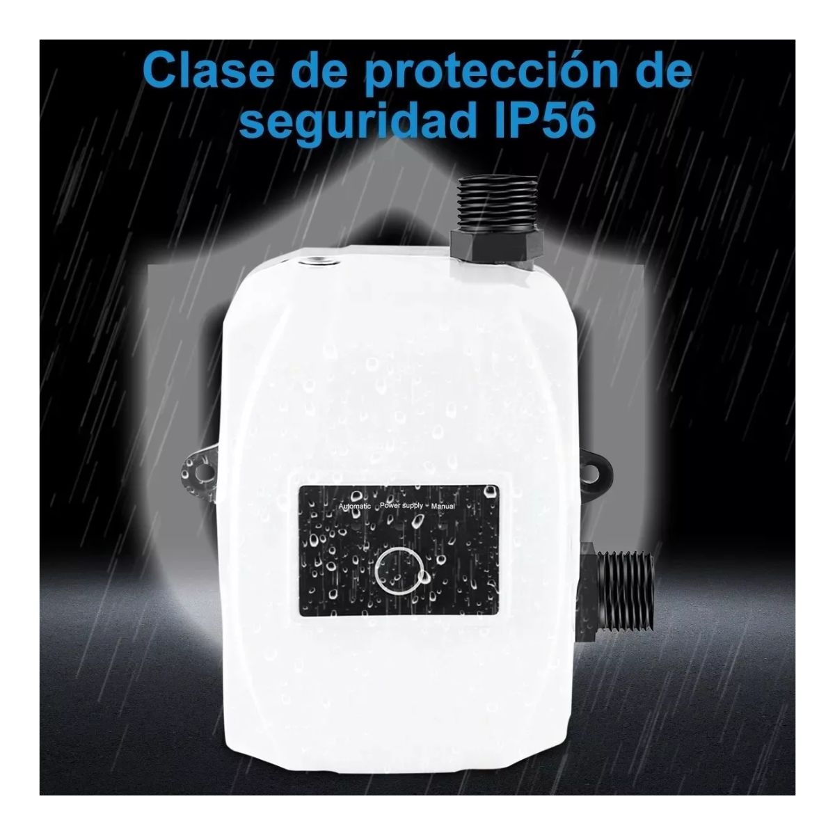 Bomba Presurizadora De Agua Automática Manual 35l/min Dc 24v Blanca