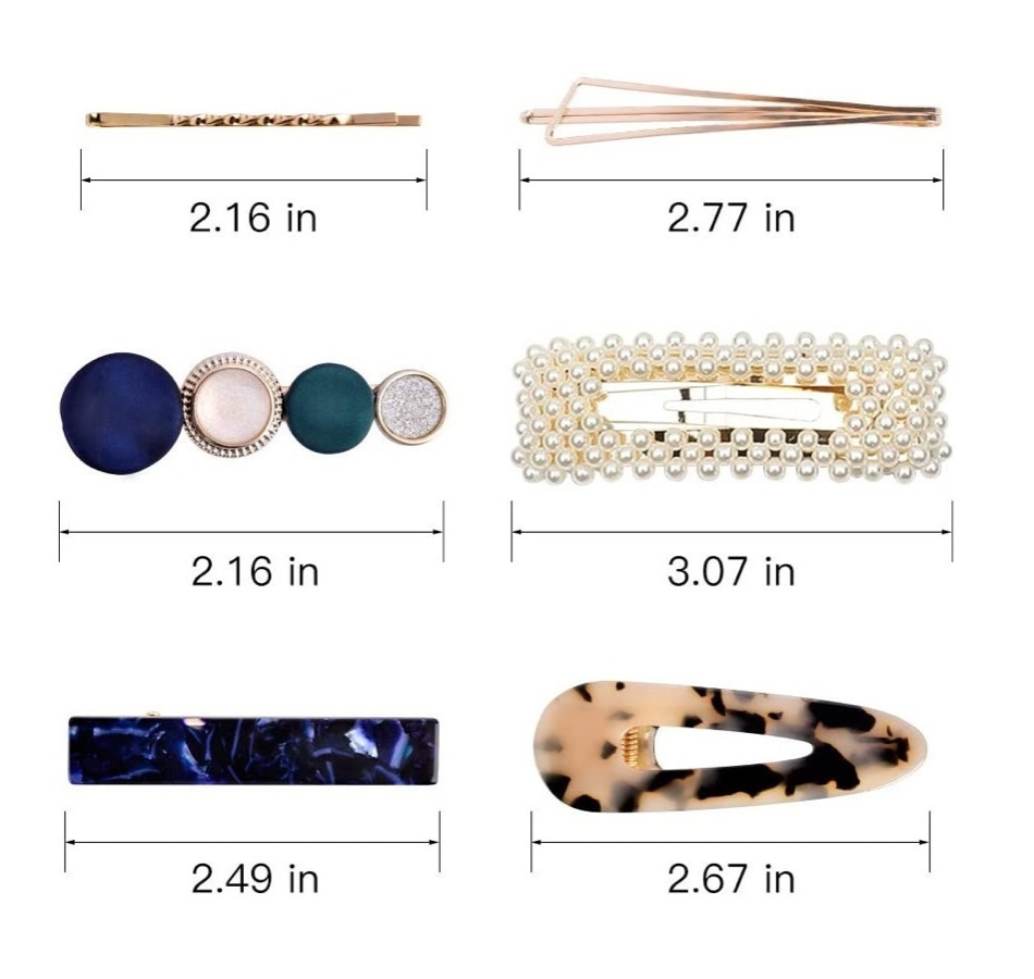 Broches Para Cabello De Moda Perlas De Estilo Coreano 20 Kit