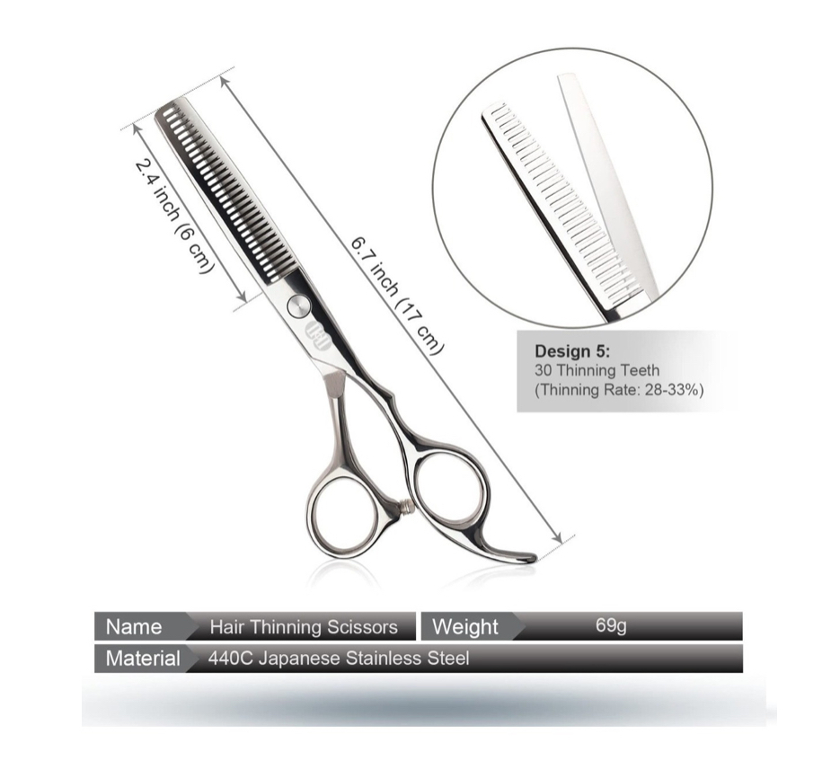 Tijeras Para Cortar Cabello Ciicii Kit De Tijeras Barbero