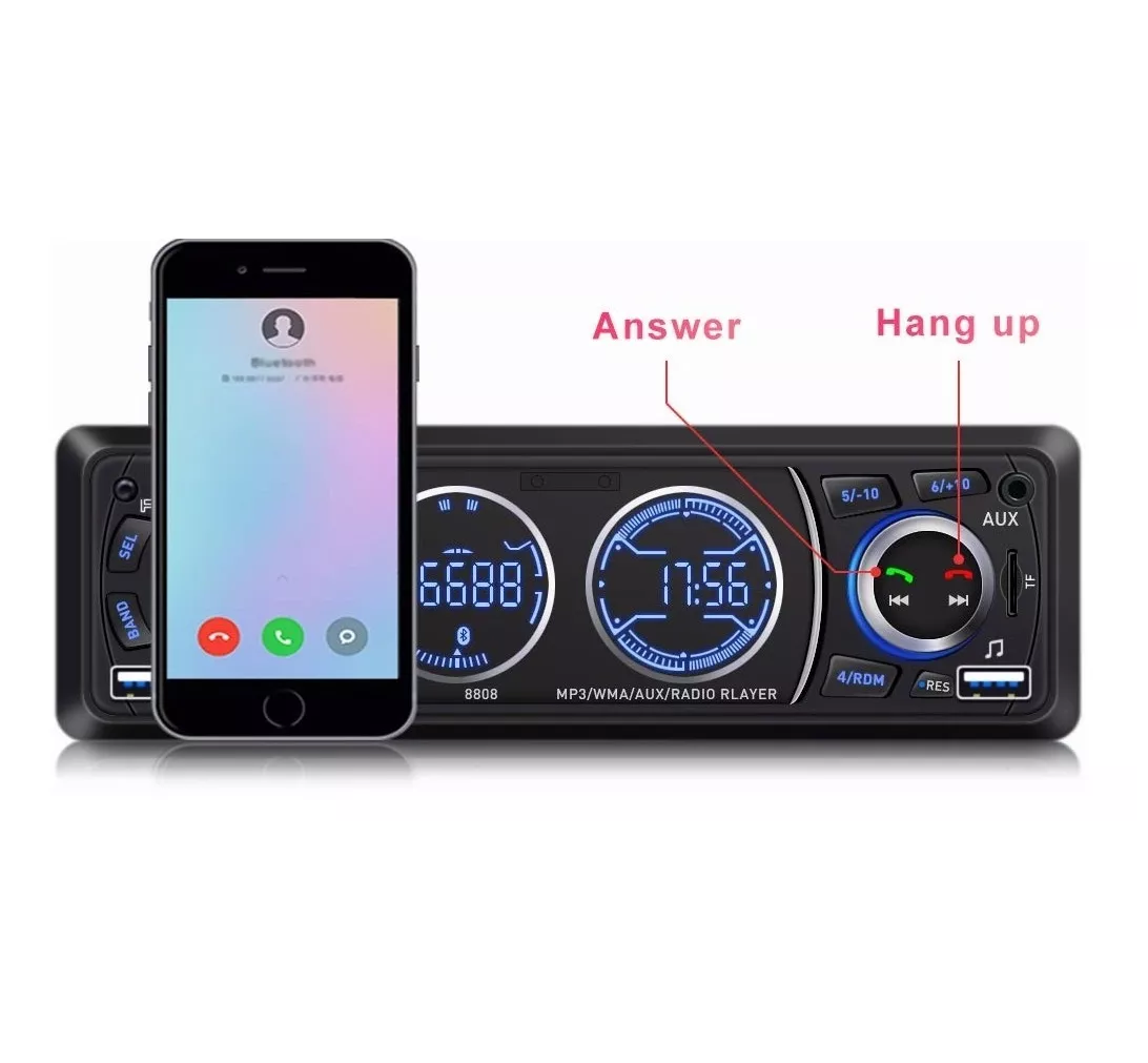 Estereo Para Auto Bluetooth Carga Rápida