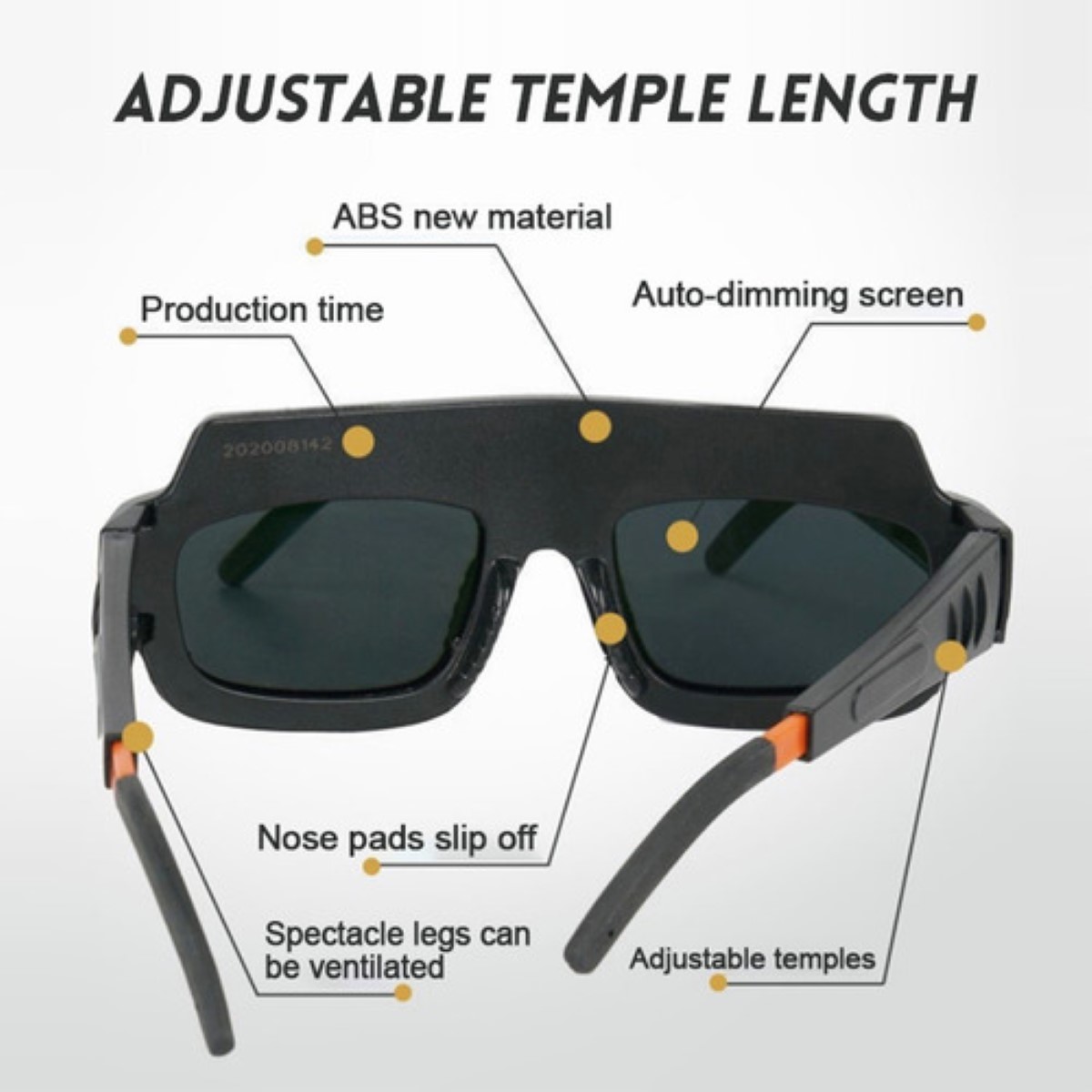 Gafas Lentes De Seguridad Para Soldar Electronica Solar Auto