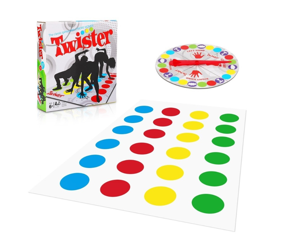 Twister Clásico Juego De Piso Interacción Familiar Partido