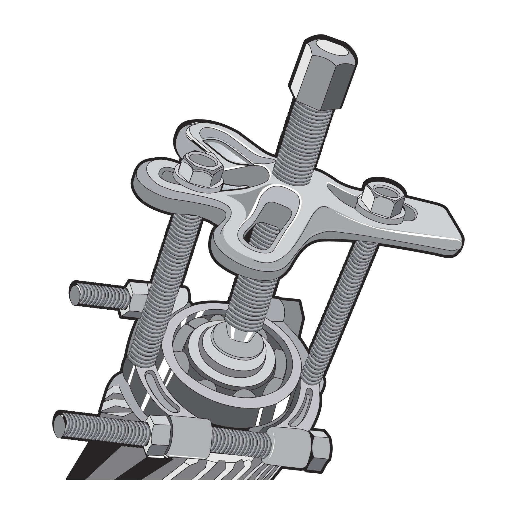 EXTRACTOR DE BALEROS DE 57 A 108 MM, TRUPER 14517