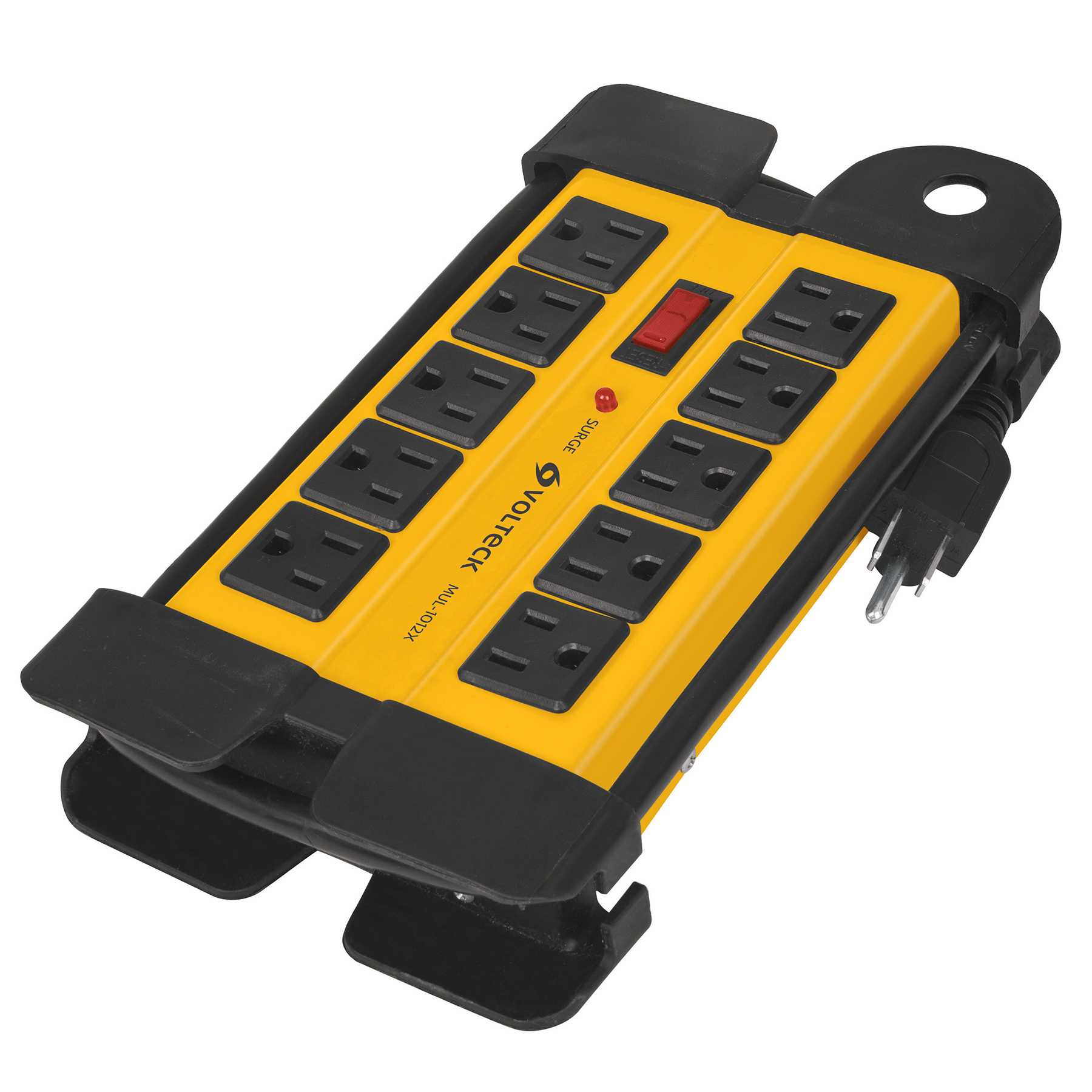 MULTI-CONTACTO 14 AWG INDUSTRIAL SUPRESOR PICOS 10 ENTRADAS VOLTECK 48190