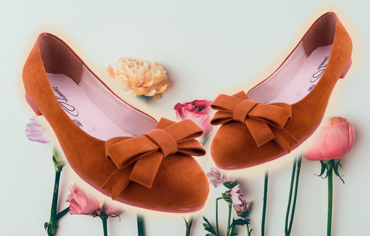Zapato Mujer Dama Piso  Melle Moderno Comodos Balerina 515-m