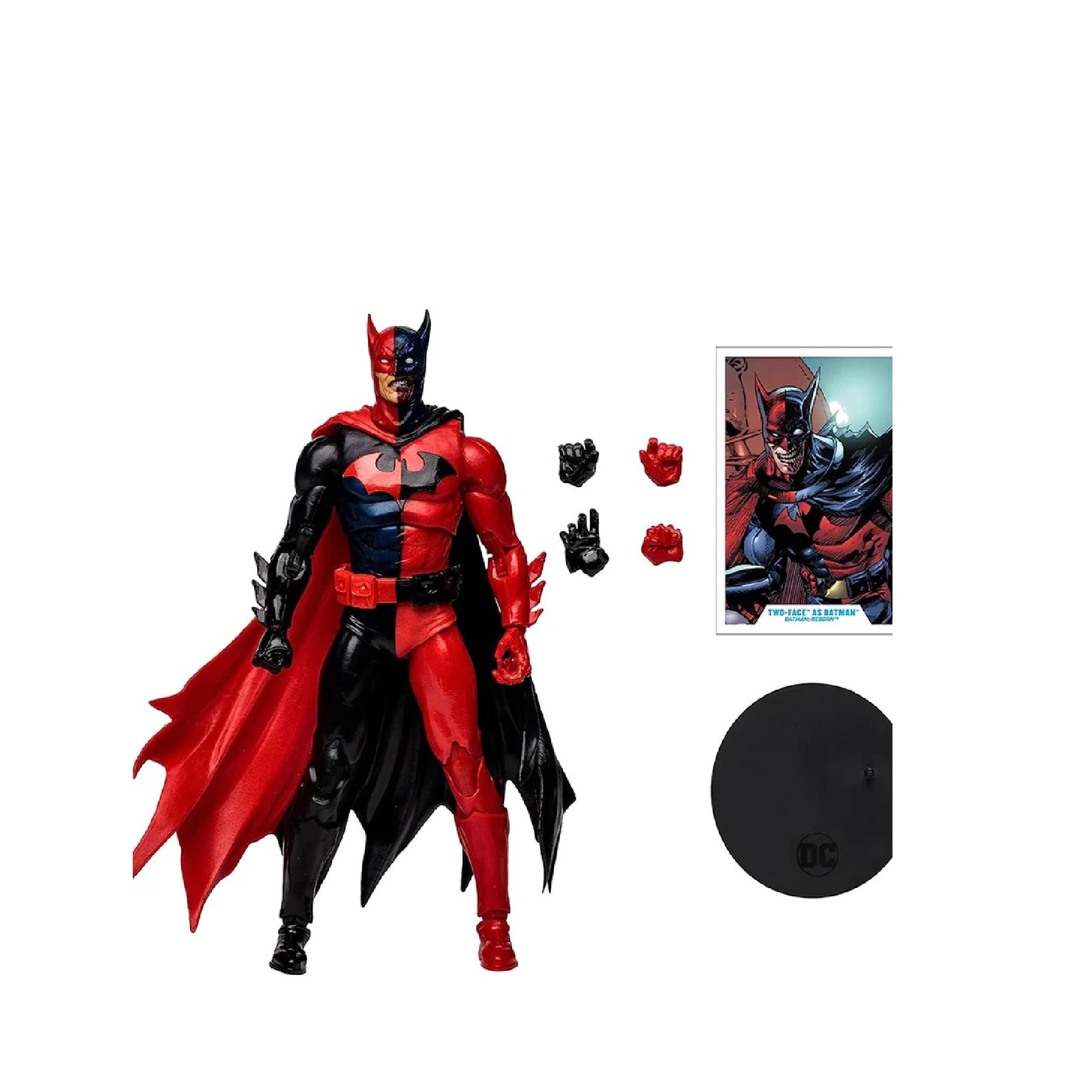 TWO FACE COMO BATMAN FIGURA 7 PULG 
