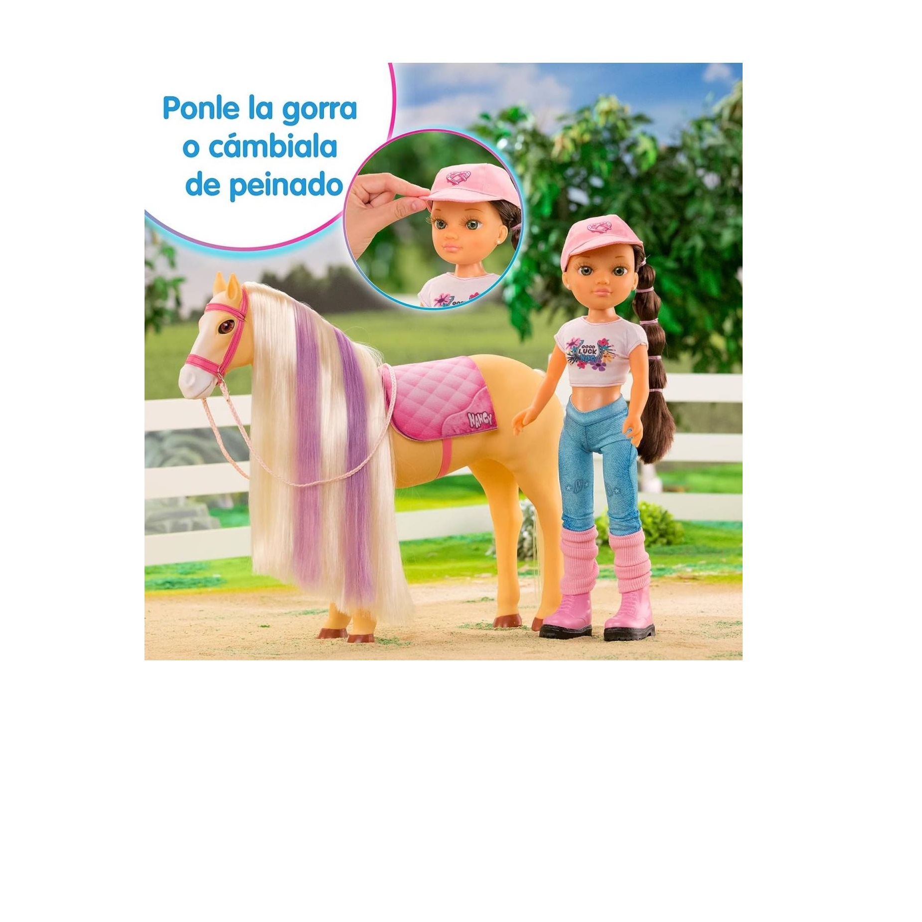 NANCY UN DIA CON SU CABALLO