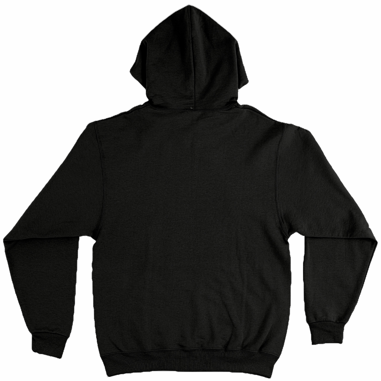 Sudadera Hoodie Color Negro con Cierre, Capucha y Cangurera, Calientita, Casual, Abrigo, Chamarra