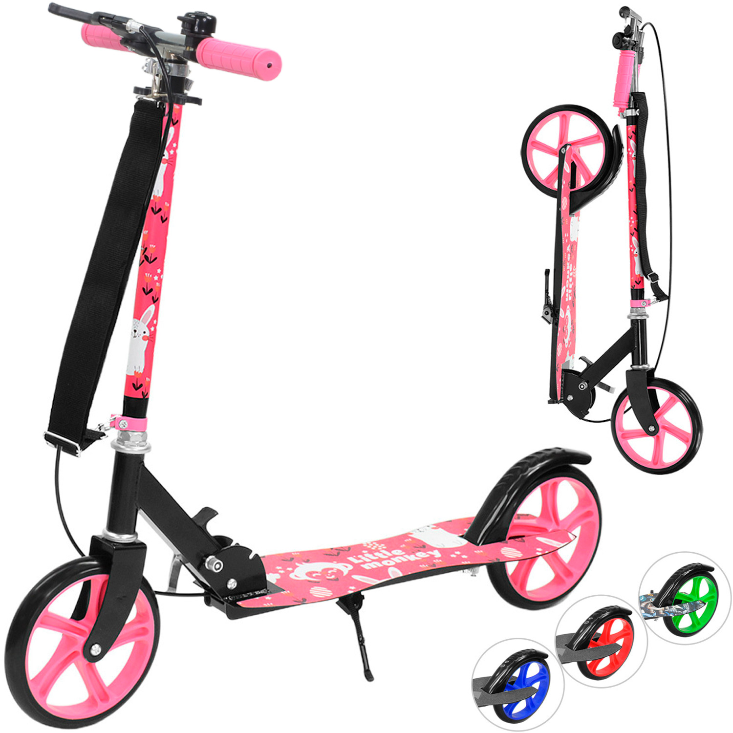 Scooter Plegable Freno V Brake Y De Pie