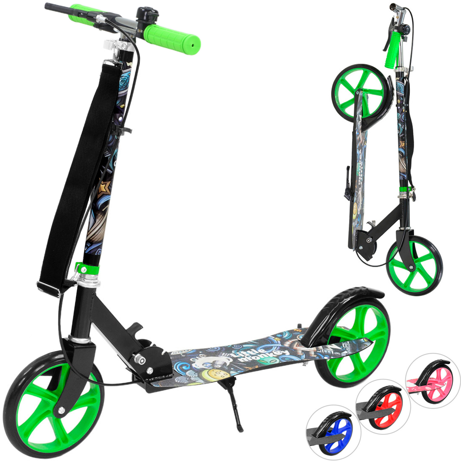 Scooter Plegable Freno V Brake Y De Pie