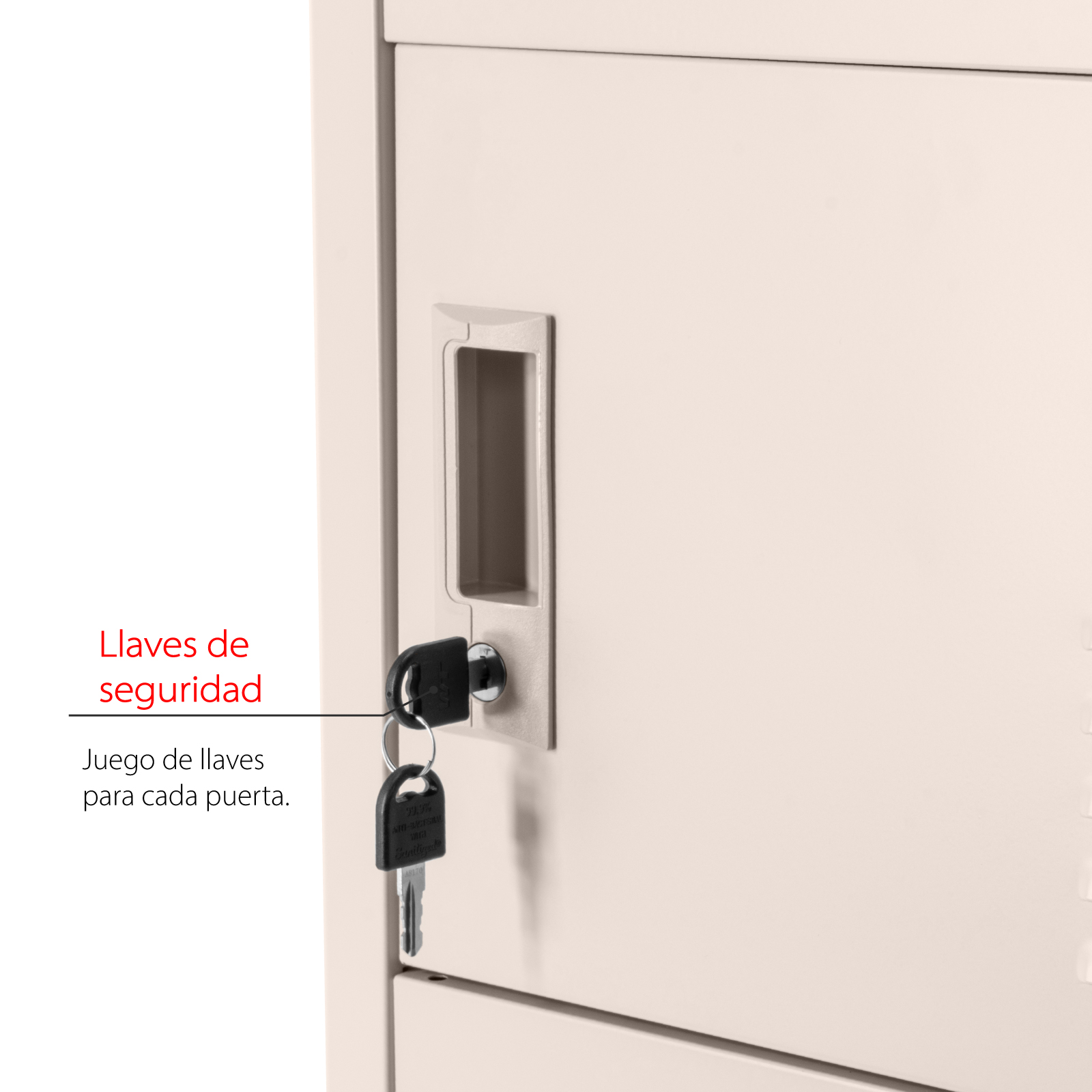 Locker Casillero Metálico Guardex C/ 6 Puertas Y Chapa