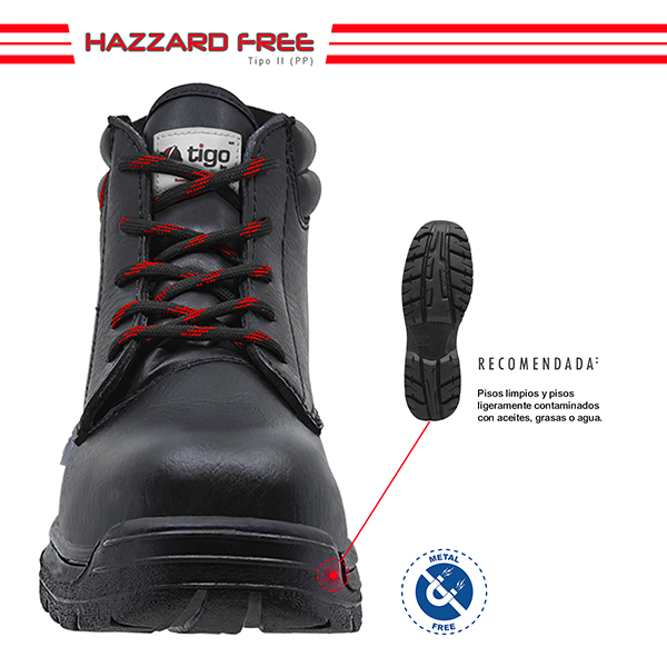 Zapato de Seguridad Tigo by WSM, Ergonómico y muy ligero. Con casquillo de Policarbonato. Bota Industrial. 9005-M