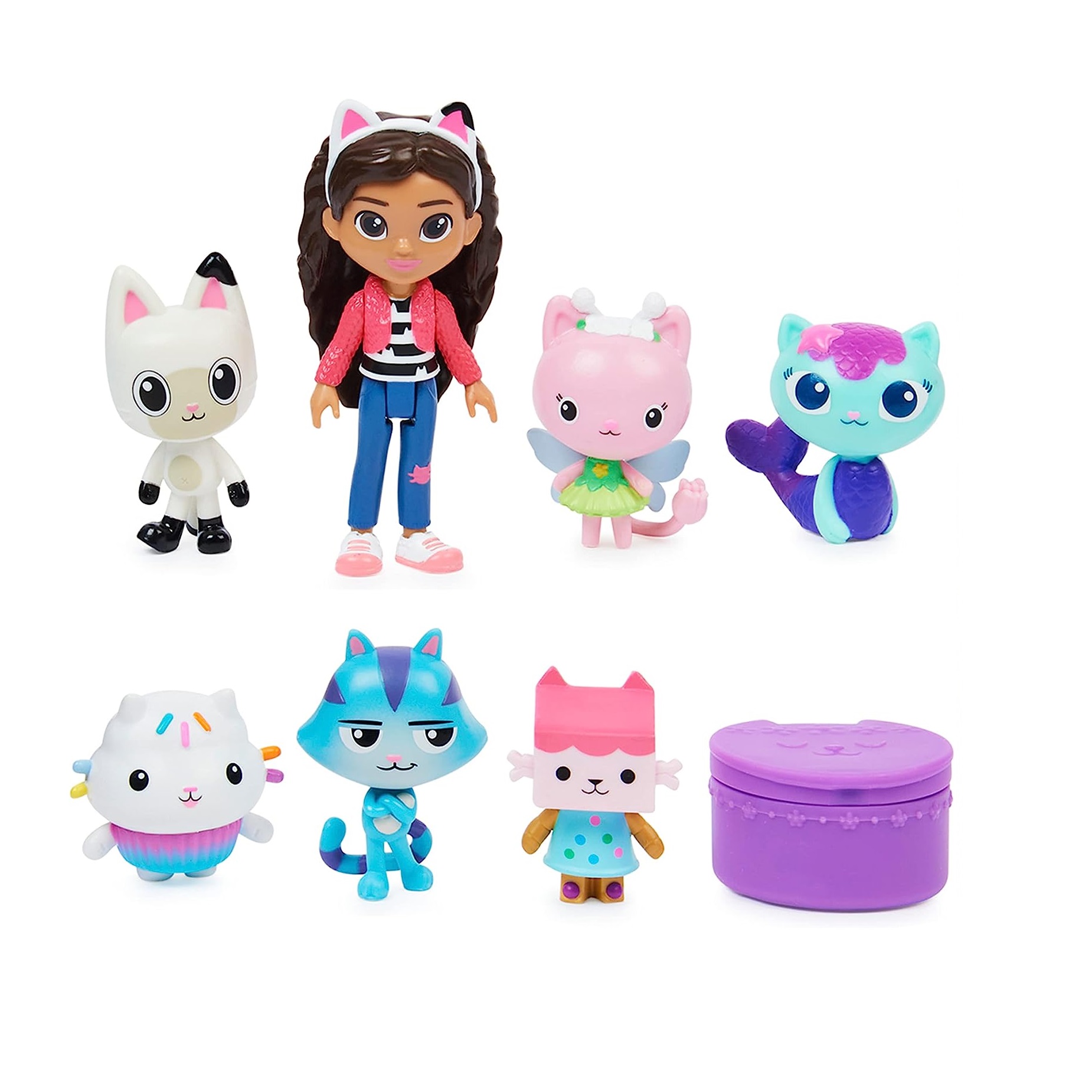 CONJUNTO DE FIGURA DELUX LA CASA DE MUÑECAS DE GABBY.