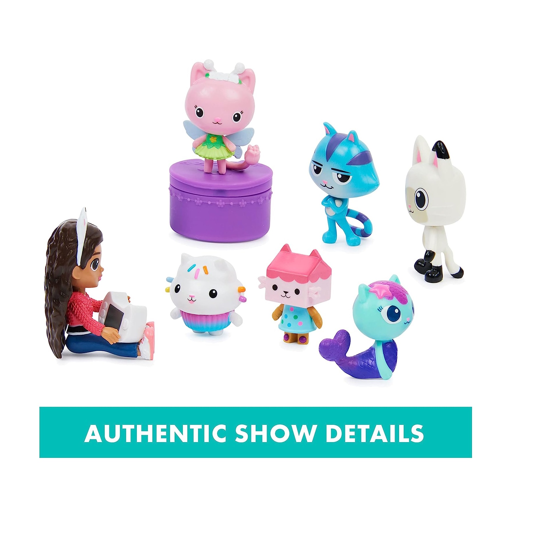 CONJUNTO DE FIGURA DELUX LA CASA DE MUÑECAS DE GABBY.