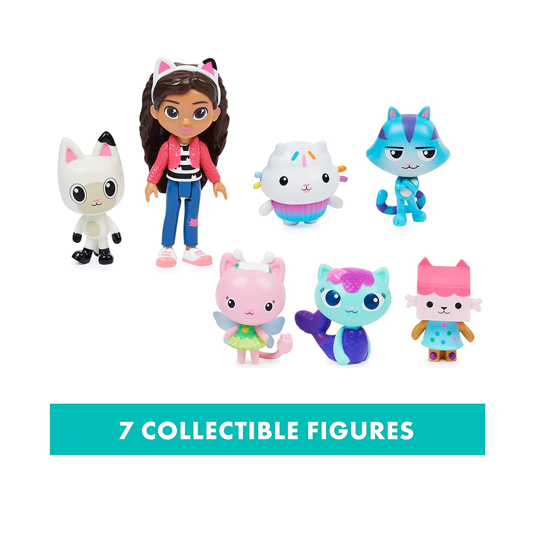 CONJUNTO DE FIGURA DELUX LA CASA DE MUÑECAS DE GABBY.