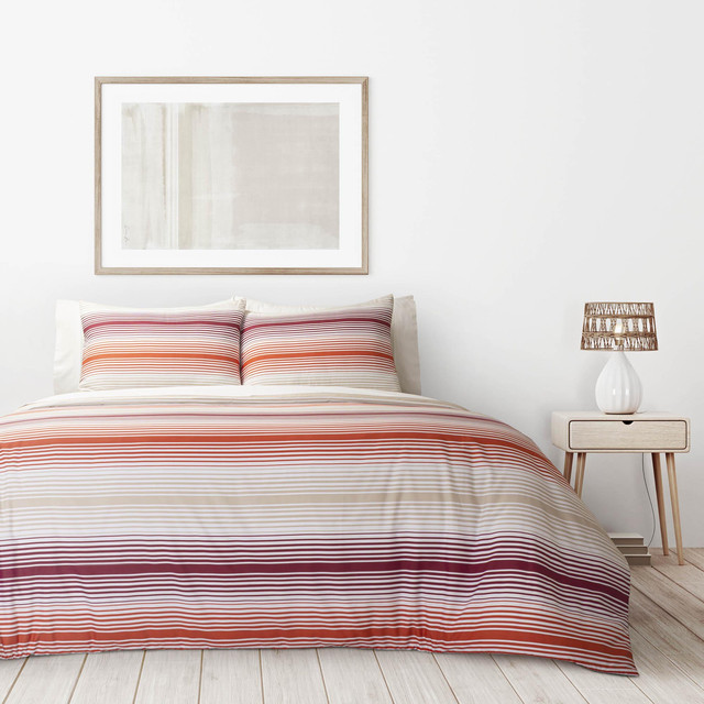 Juego de edredón Matrimonial / Queen Size Aldo By Kaltex Home | Rojo