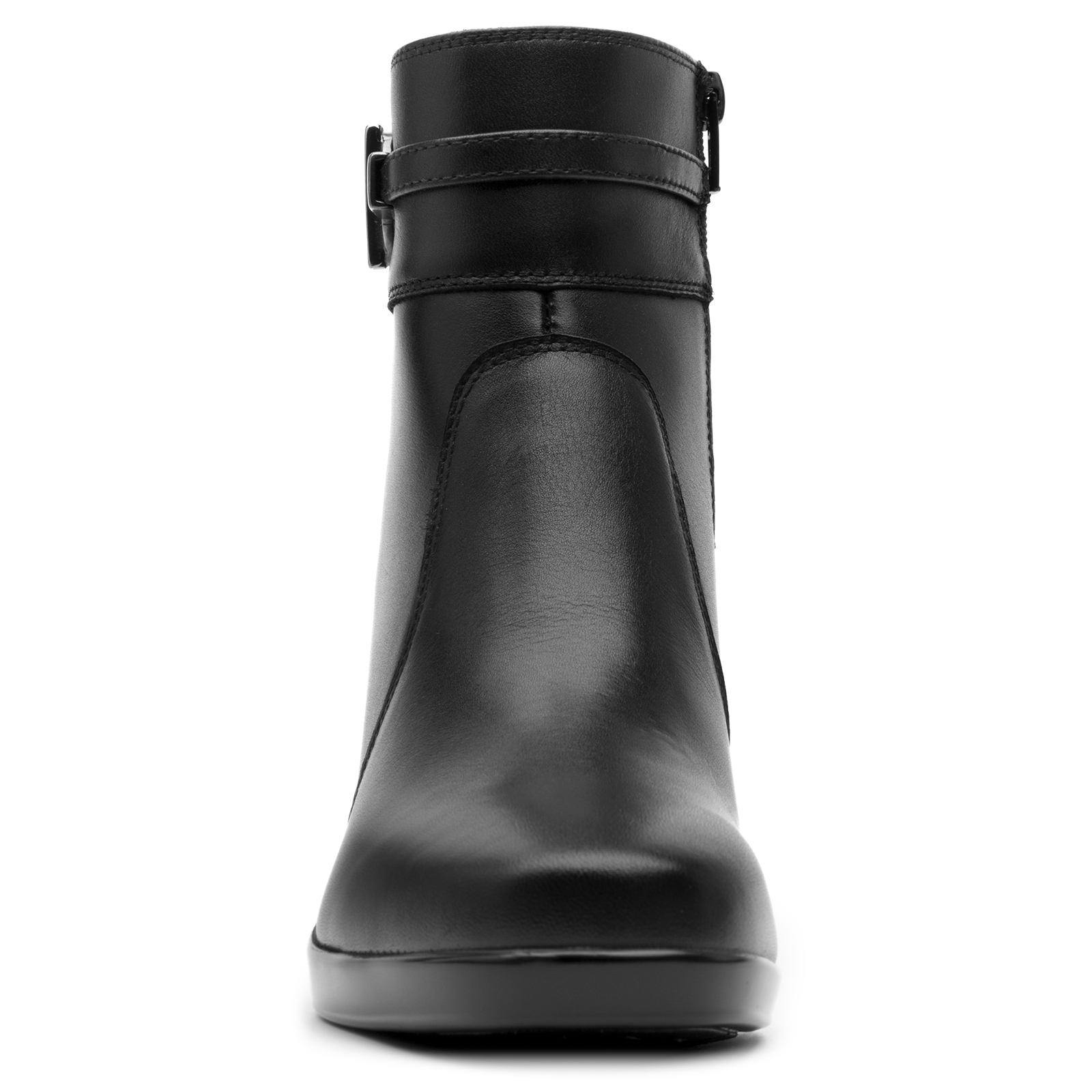 Botin Negro Flexi Mujer Piel 45232 Confort Hebilla Superior