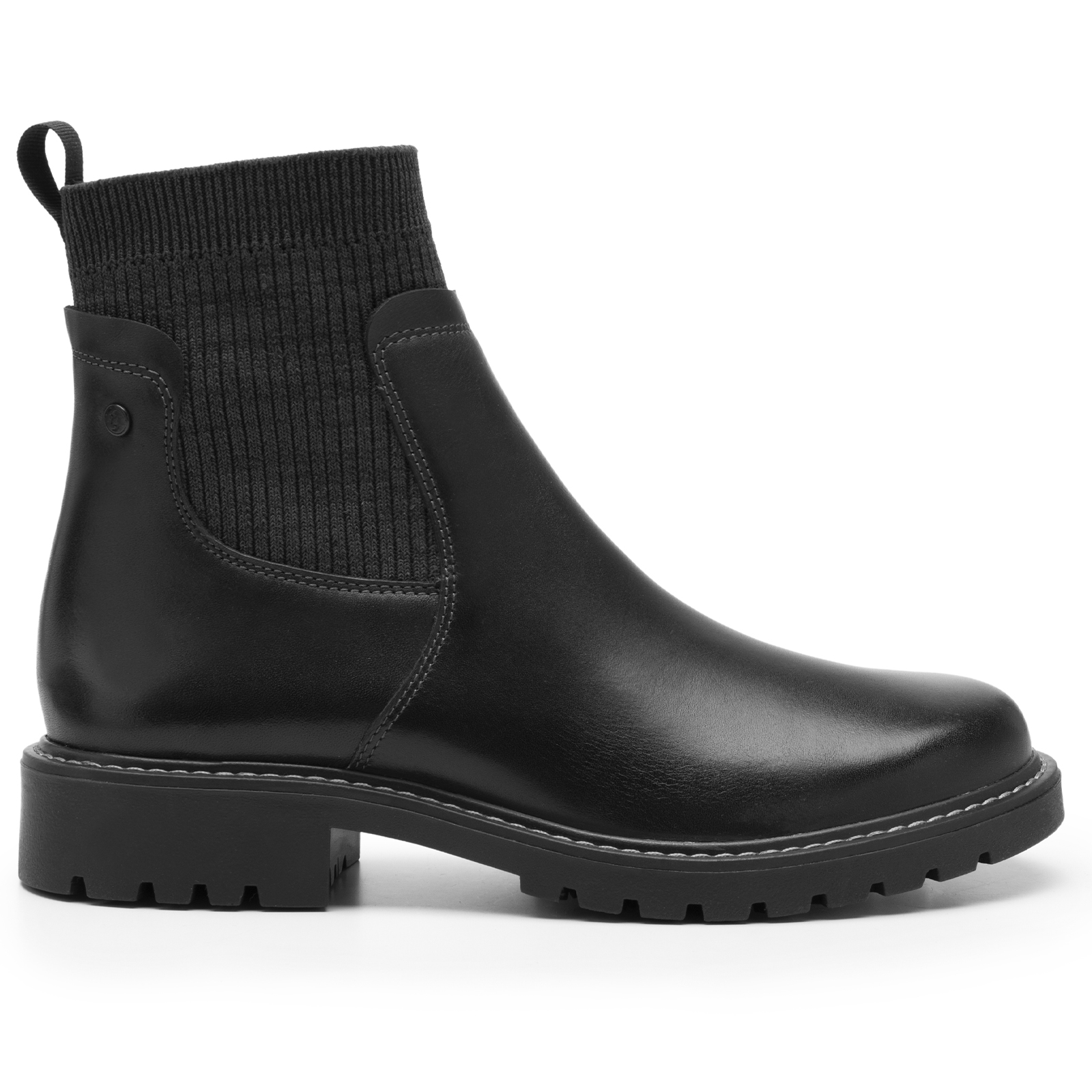 Botines Estilo Chelsea Negro Para Mujer Flexi 37821 Confort