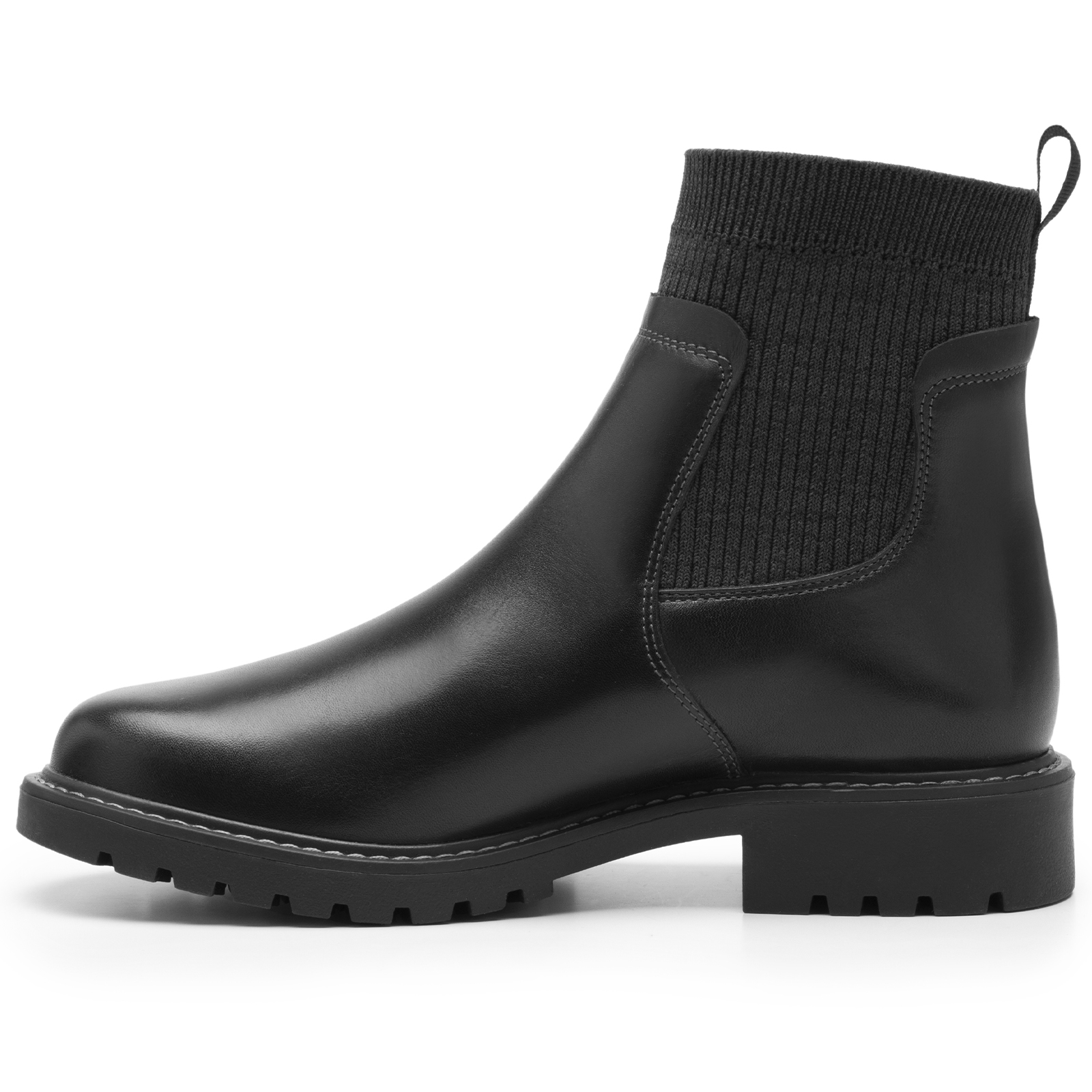 Botines Estilo Chelsea Negro Para Mujer Flexi 37821 Confort