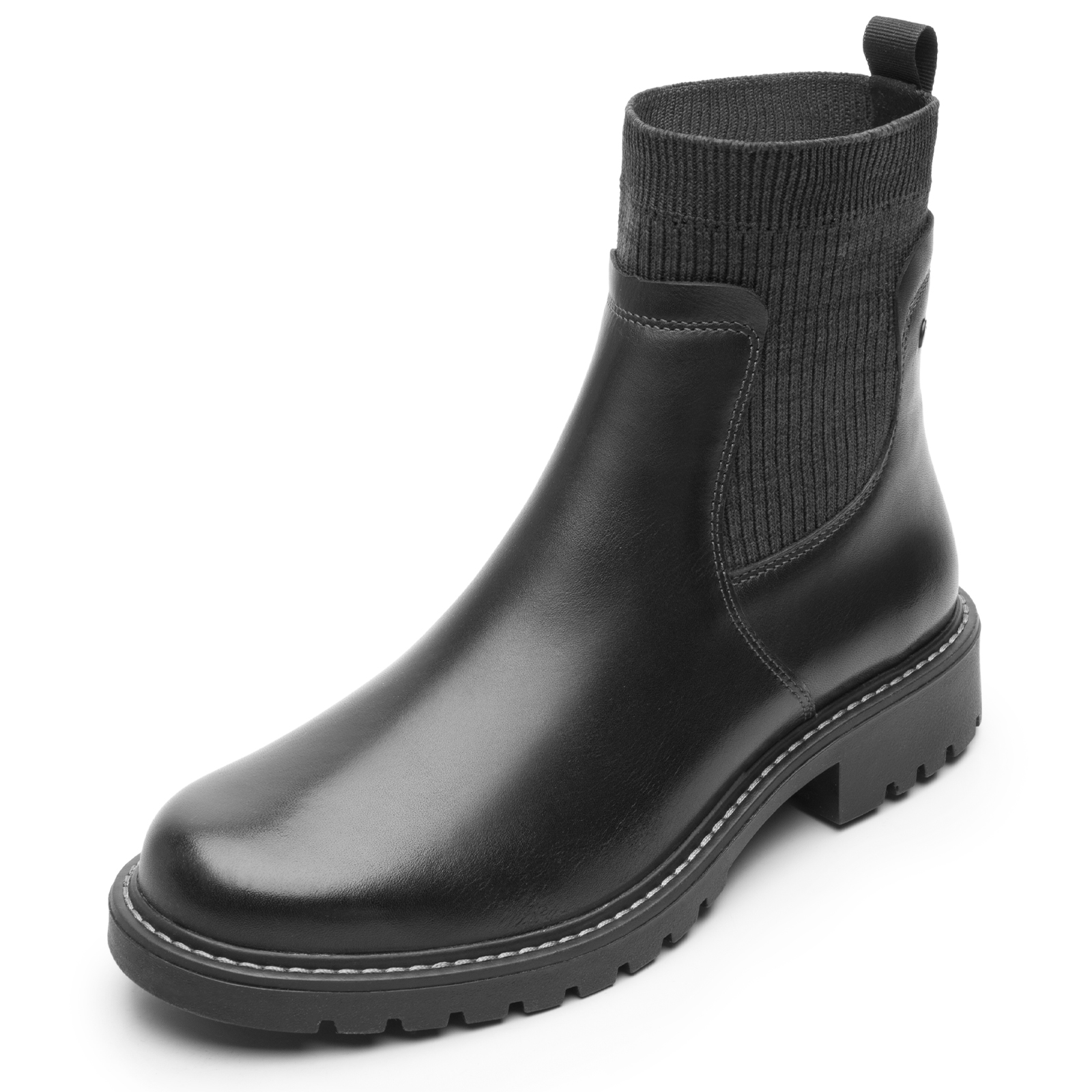 Botines Estilo Chelsea Negro Para Mujer Flexi 37821 Confort