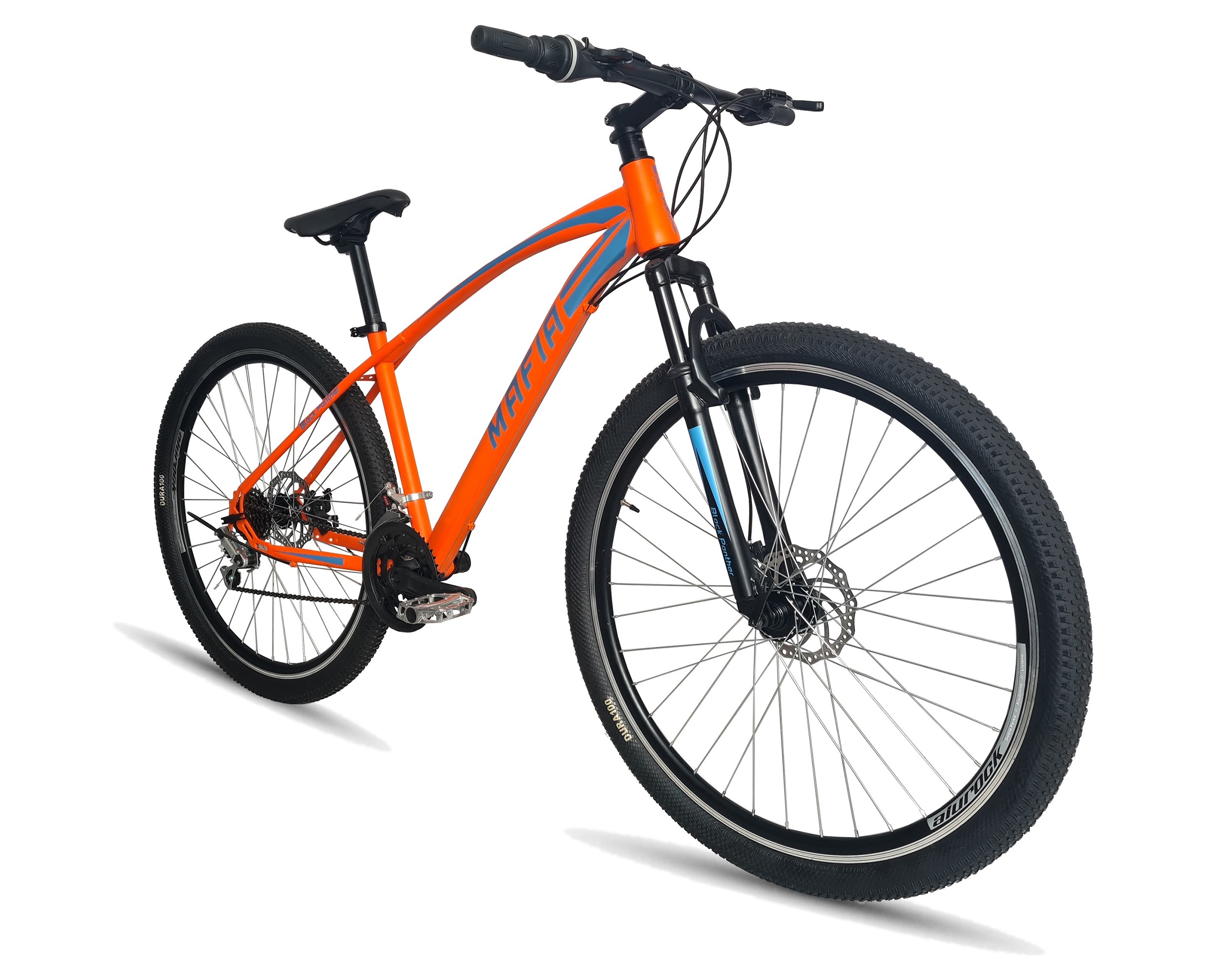 Bicicleta Mtb Mafia 18 Velocidades Frenos Disco Rodada 29 Naranja