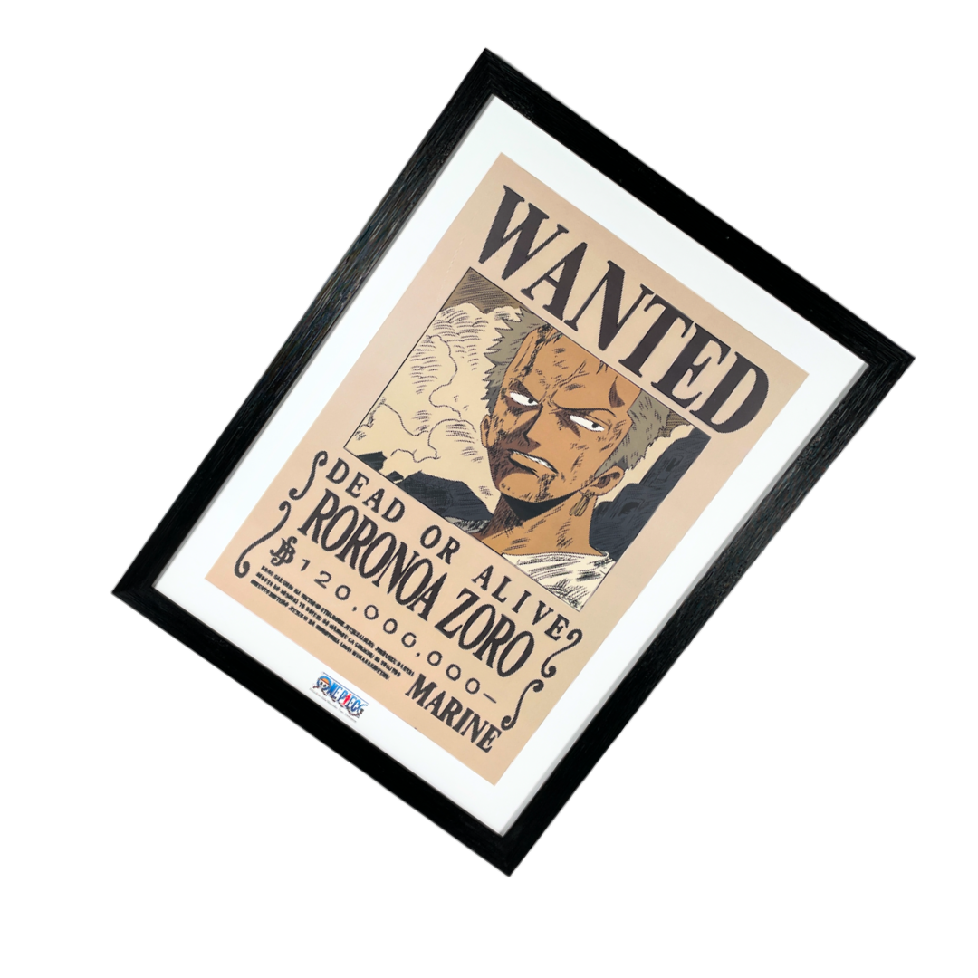 GEEK INDUSTRY - CANVAS CARTEL DE RECOMPENSA RORONOA ZORO - ONE PIECE