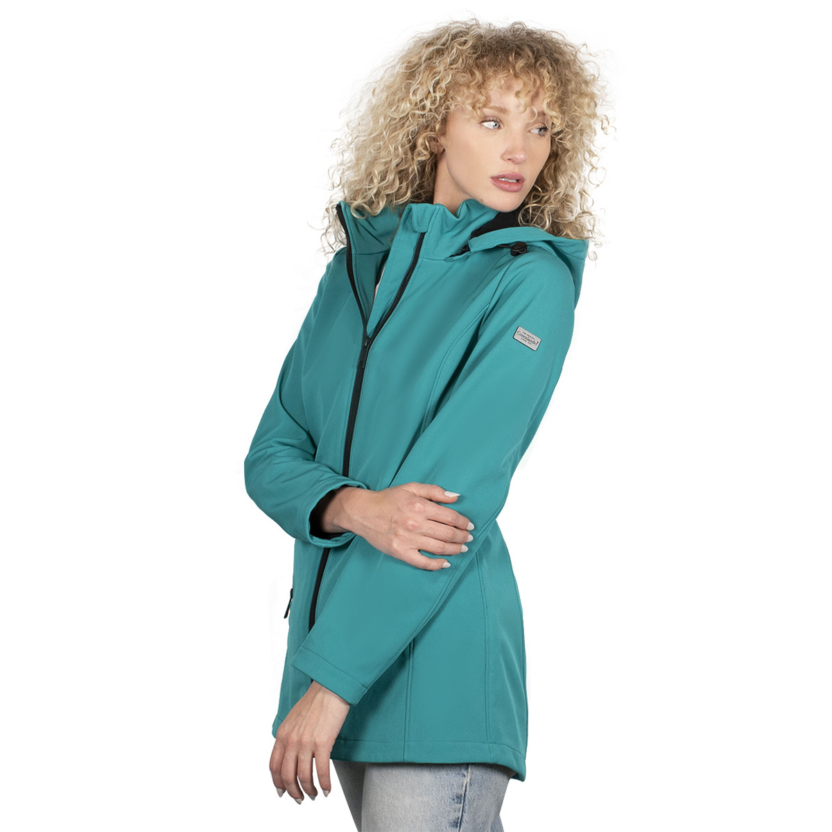 Chamarra Mujer Greenlander Gorro Desmontable Pol788